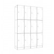 Lockers 12 Doors - Locker bank of 3 x high & 4 x Wide